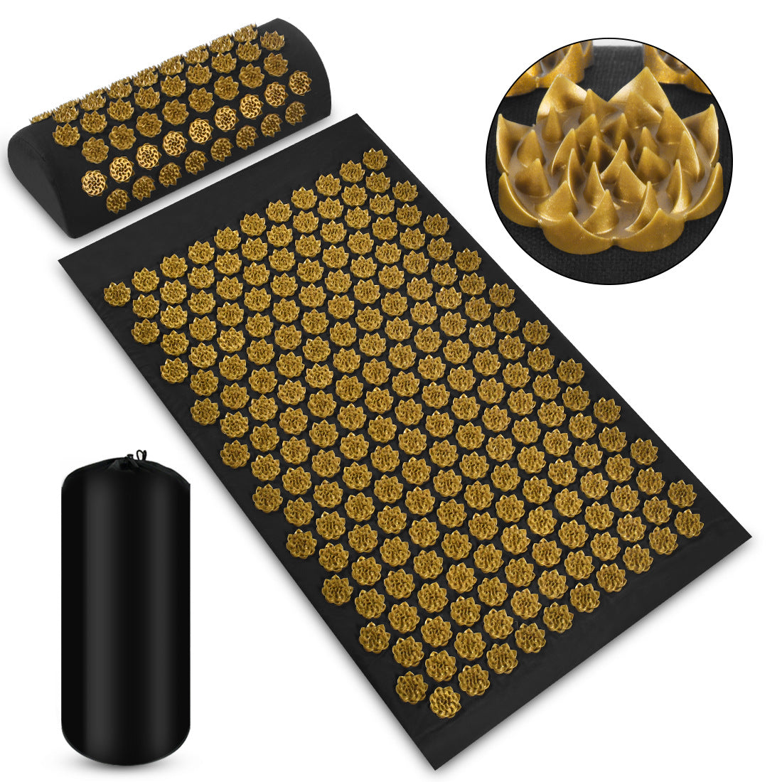Acupressuurmat + Nekkussen Set — Spa Gevoel Thuis