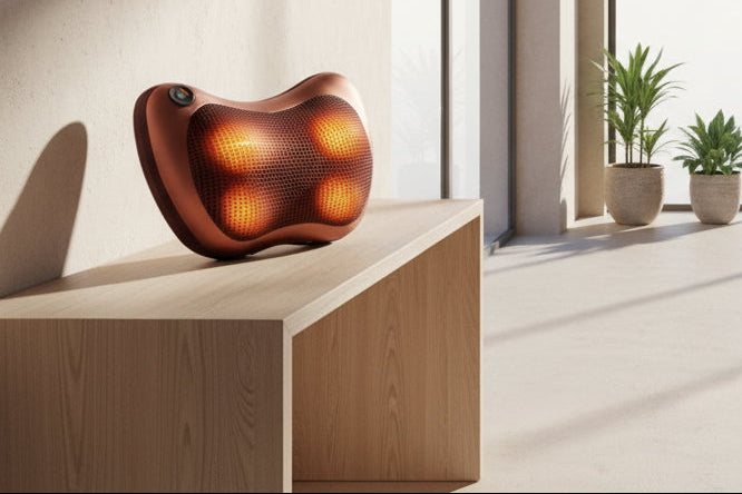 Shiatsu Nekmassage Kussen — met Warmtefunctie