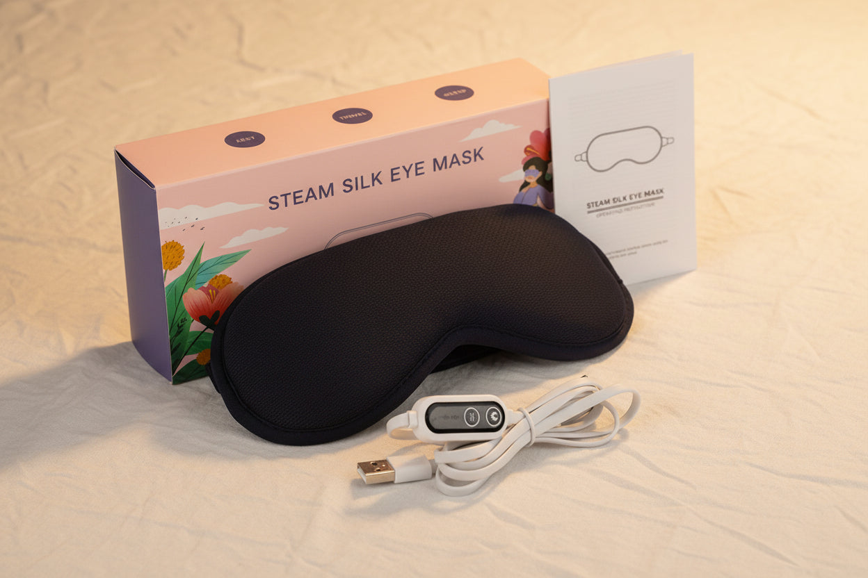 Elektrisch Verwarmend Oogmasker — Slaap & Ontspanning